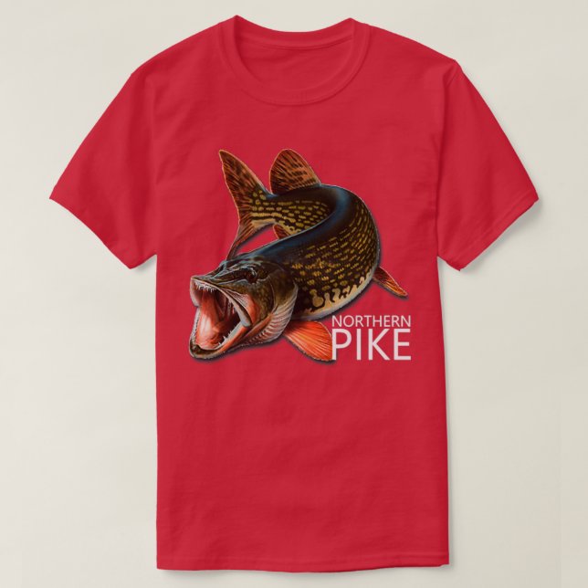 Camiseta Pescado de agua dulce del cerdo del norte (Diseño del anverso)