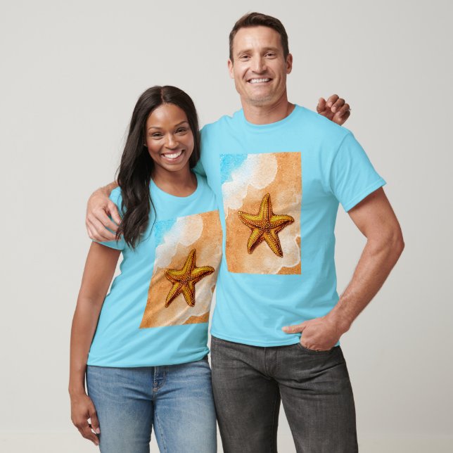 Camiseta Pescado de agua en la playa (Unisexo)