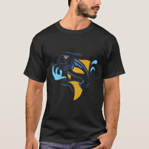 Camiseta Pescado De Atún Saltando Del Océano
