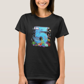 Camiseta Pescado de ballena marina océano de 5 años niños c