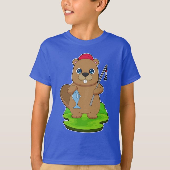 Camiseta Pescado de castor (Anverso)
