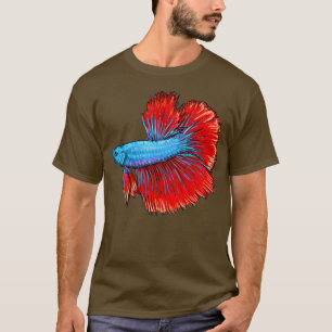 Camiseta Pescado de combate siamés ornamental regalo de pes
