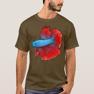 Camiseta Pescado de combate siamés ornamental regalo de pes