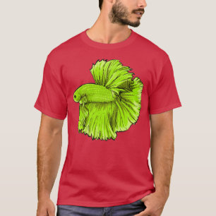 Camiseta Pescado de combate siamés, peces ornamentales, reg