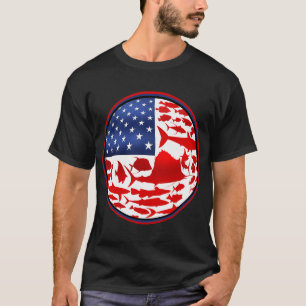 Camiseta pescado de ee. uu.