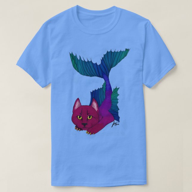 Camiseta Pescado de gato (Diseño del anverso)