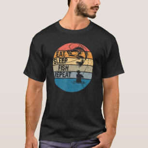 Camiseta Pescado de inmersión de la pesca: retro tee