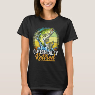 Camiseta Pescado de Jubilación Jubilado por el Aliado de Pe
