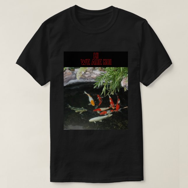 Camiseta Pescado de Koi 169 (Diseño del anverso)