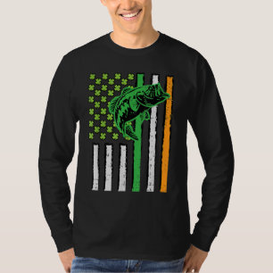 Camiseta Pescado de la bandera norteamericana de Irlanda St