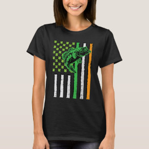 Camiseta Pescado de la bandera norteamericana de Irlanda St