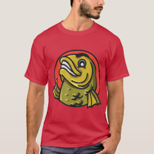 Camiseta Pescado de la pesca de carpa Arrojar a los hombres