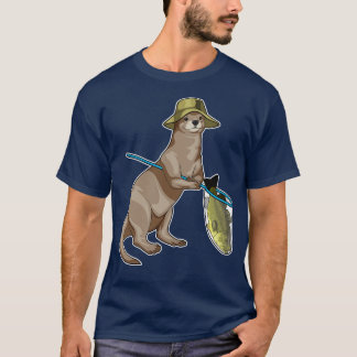 Camiseta Pescado de la red de pesca Otter Fisher