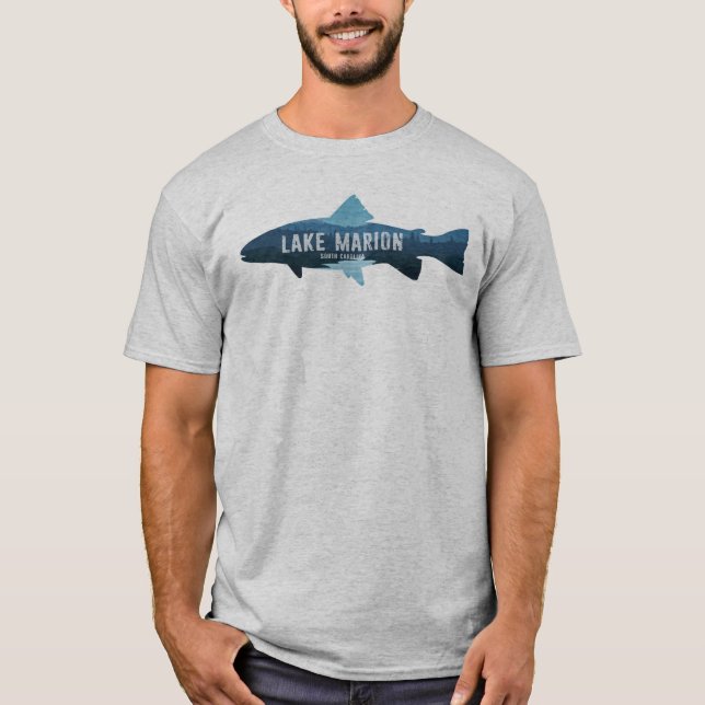 Camiseta Pescado de Lake Marion South Carolina (Anverso)
