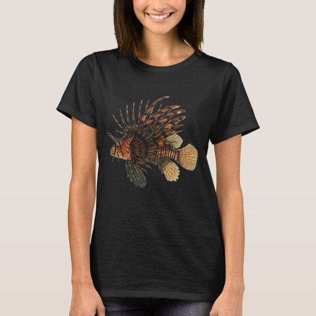Camiseta Pescado de león, animal marino Ocean Life (Anverso)