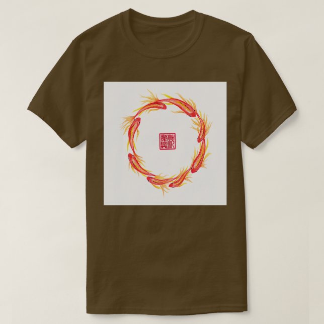 Camiseta Pescado de oro 38 (Diseño del anverso)