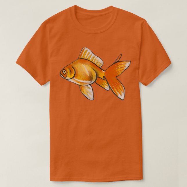 Camiseta Pescado de oro 40 (Diseño del anverso)