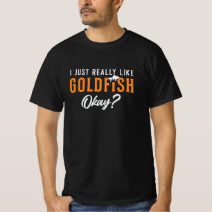 Camiseta Pescado de oro me gusta mucho el pez dorado