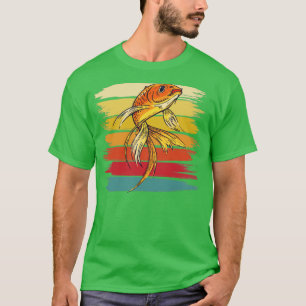 Camiseta Pescado de oro vintage Carpa Japón Acuario de oro