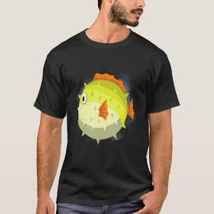Camiseta Pescado de peces criaturas en el océano profundo y
