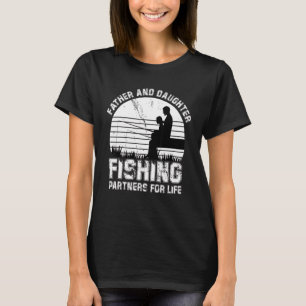 Camiseta Pescado De Pescado De Padres E Hijas