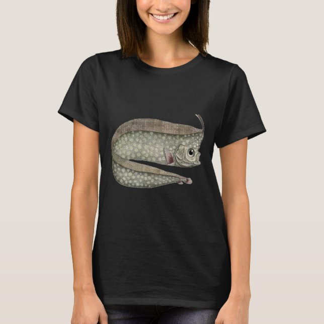 Camiseta Pescado de pez de oruga reposo, vida acuática mari (Anverso)