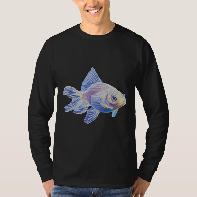 Camiseta Pescado de pez dorado sin fondo (Anverso)
