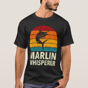 Camiseta Pescado de pez espada azul Marlin Whisperer Deport
