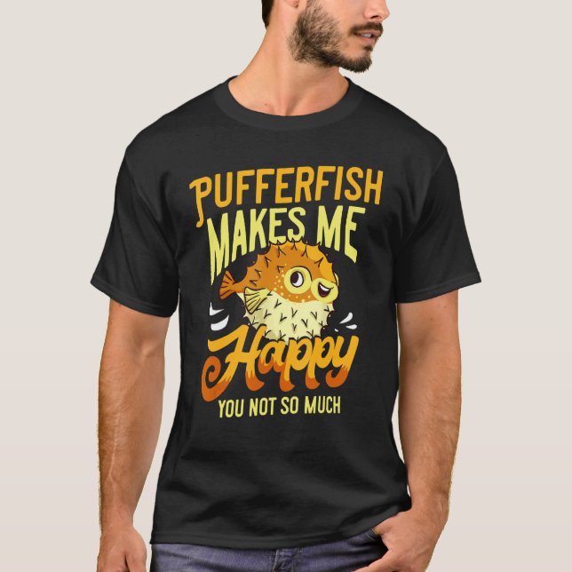 Camiseta Pescado de pez globo (Anverso)