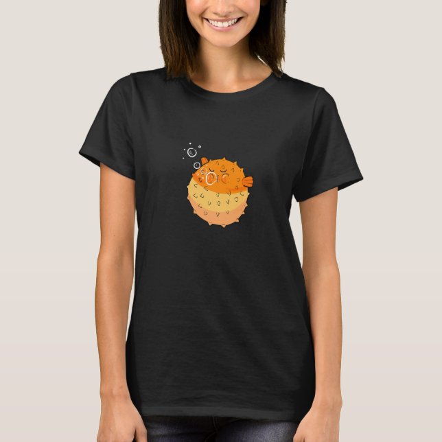 Camiseta Pescado de pez globo (Anverso)