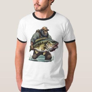 Camiseta Pescado de pez globo de piscifactoría Sasquatch ye