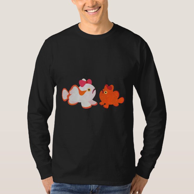 Camiseta Pescado de pez gordo (Anverso)