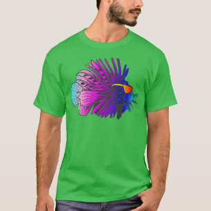 Camiseta Pescado de pez leonero sinthwave ultraoneal de los
