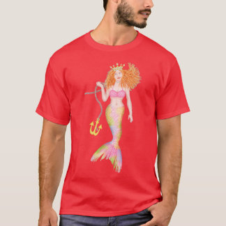 Camiseta Pescado de sirena bajo el mar Cute de leche descab