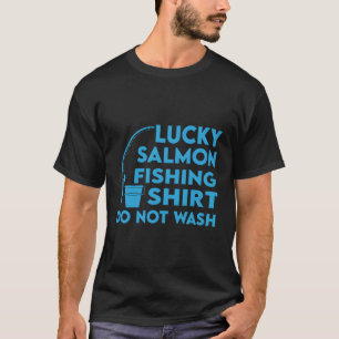 Camiseta Pescado de soca del Pacífico con suerte de salmón