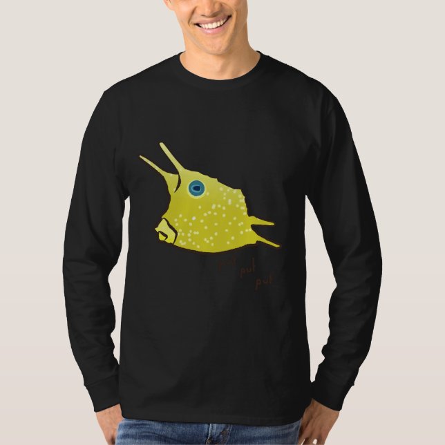 Camiseta Pescado de vaca de cuerno largo (Anverso)