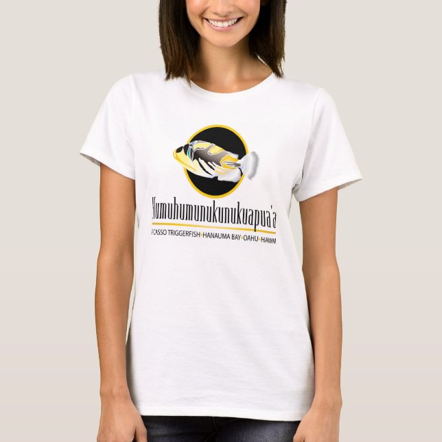 Camiseta Pescado del Estado de Hawaii - Humuhumunukunukuapu (Anverso)