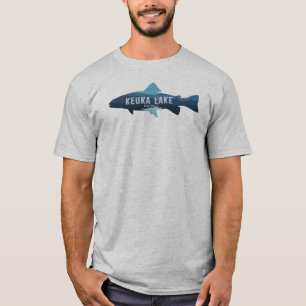Camiseta Pescado del lago Keuka Nueva York
