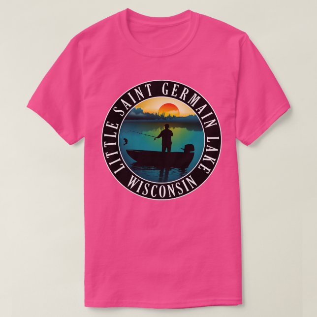 Camiseta Pescado del lago Wisconsin de Little Saint Germain (Diseño del anverso)