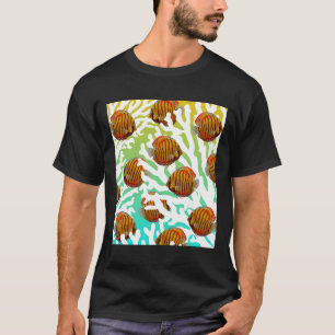 Camiseta Pescado Discus Pescado - Simpfitodon Cichlid - Cut