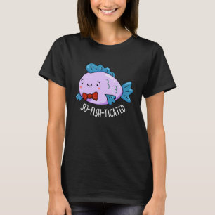 Camiseta Pescado divertido con sabor a pescado Pun Dark BG