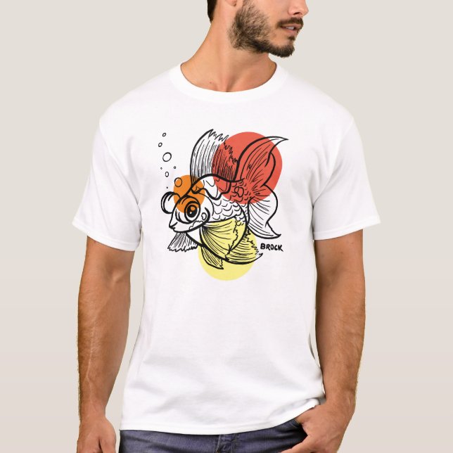 Camiseta Pescado dorado con ojos torpes (Anverso)