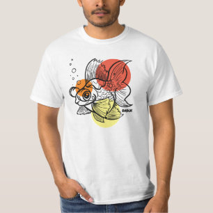 Camiseta Pescado dorado con ojos torpes