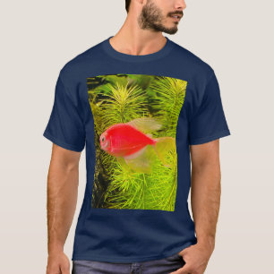 Camiseta Pescado dorado rojo brillante