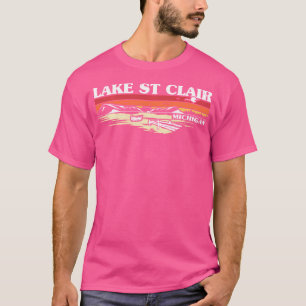 Camiseta Pescado en bote Campamentos Lago Vacacional Lago S