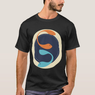 Camiseta pescado en el azul