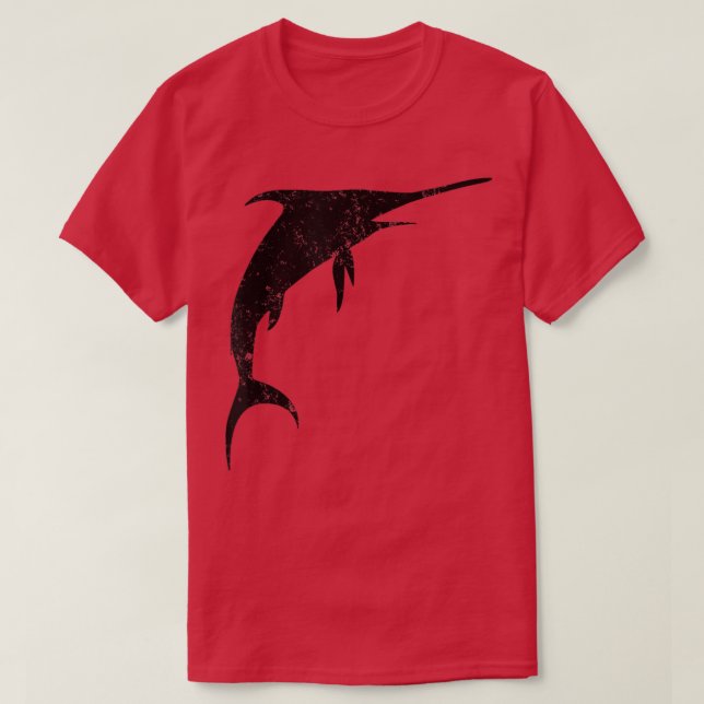 Camiseta Pescado espada Vintage (Diseño del anverso)