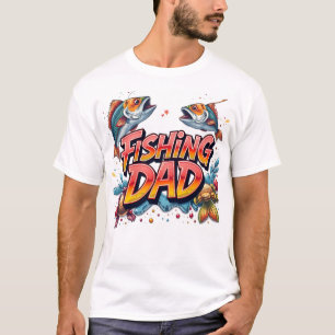 Camiseta Pescado feliz del día del padre