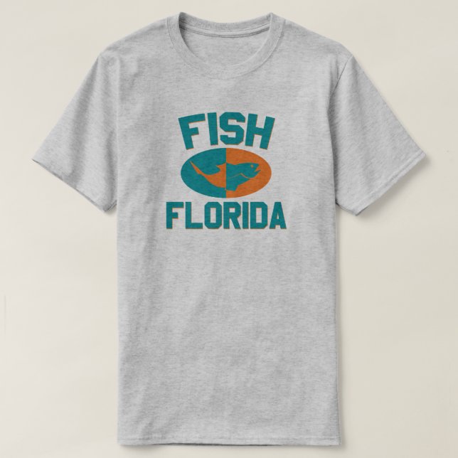 Camiseta Pescado Florida Colors (Diseño del anverso)