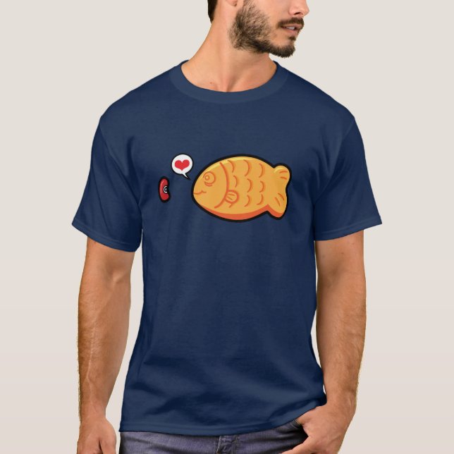 Camiseta Pescado-formada japonesa de la torta de (Anverso)